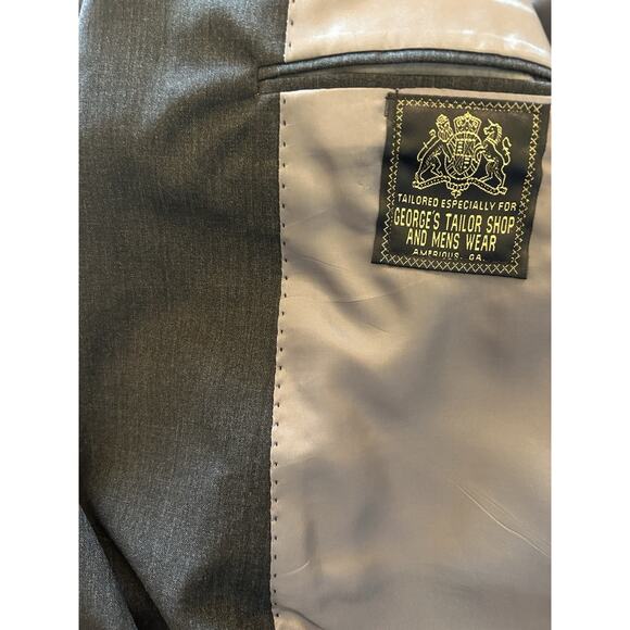 Hart Schaffner Marx Chicago Fit Men’s 48R Gray Blazer Sports Coat Wool USA - Picture 4 of 16